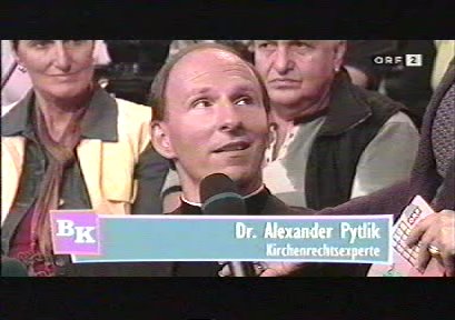 Dr. Alexander Pytlik bei Barbara Karlich zum Zlibat.